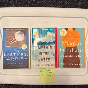 Reese’s Book Club - 3 books - Last Mrs. Par, Something in the Water, Eleanor O